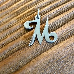 James Avery Large Script Charm Initial M